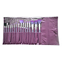 16Pcs Professional Cosmetic Brush With Free Leather Case