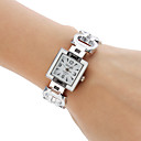 Vrouwen legering analoge quartz horloge armband (Multi-Colored)