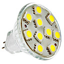 MR11 2W 10x5050SMD 120-150LM 6000-6500K Natural White LED Bulb Pontual (12V)