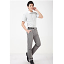 Le vert barre courtes en coton T-shirt manches homme