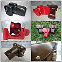 Faux Leder Tasche für Canon 650D 600D 550D 500D 1100D (Rot, Braun, Grün)