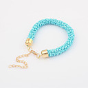 Sweety color del caramelo de la pulsera tejida grano (colores surtidos)