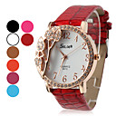 Dames en Girl's pu analoge quartz horloge (verschillende kleuren)