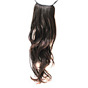 19 polegadas sintéticos Brown populares extensões de cabelo rabo de cavalo