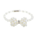 Fashion Handgemaakte Bow Butterfly Parel Armband