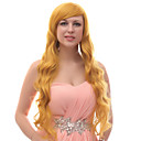 Senza cappuccio 20% Capelli Capelli lunghi Corpo ondulato Sandy Capelli biondi parrucche