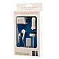 5-in-1 Lade Set (Auto Ladergerät / Reise Ladegerät / Stereo Ohrhörer / USB Kabel / Audio Splitter) für iPhone 3G/3GS/4G