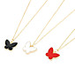 Encantador Collar de Moda con  Mariposa